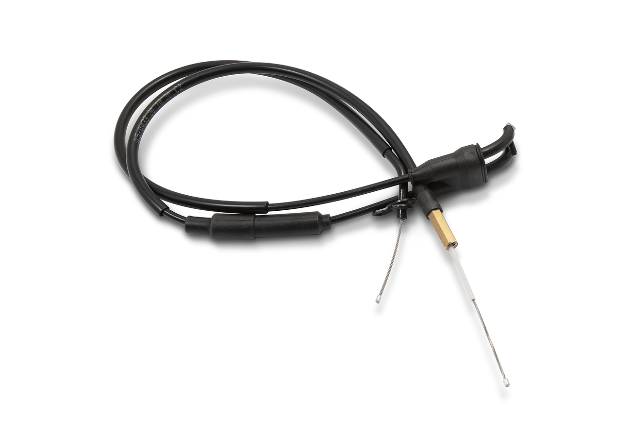 MOTION PRO BLACK VINYL THROTTLE CABLE PUSH-PULL SET - 05-0433
